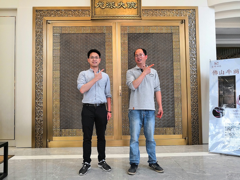 愛唯銅門對開門-龍派大院